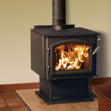 Wood heating stove - 3100 MILLENNIUM - QUADRA-FIRE - 10 kW...20 kW / traditional / metal