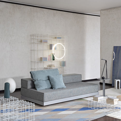 Sofa bed - BED & BREAKFAST - saba - contemporary / fabric / gray