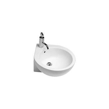 Wall-mounted washbasin - Y0H701  - HATRIA srl - ceramic / corner / 1-hole