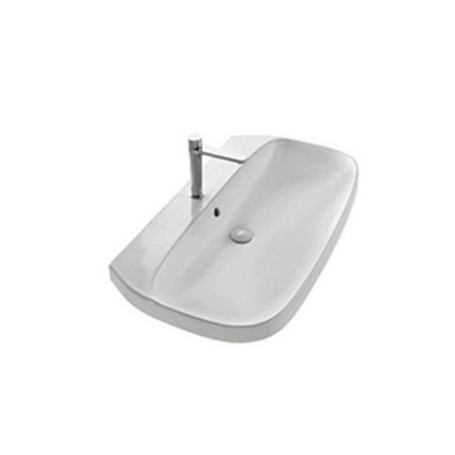 Wall-mounted washbasin - YXXH01 - HATRIA srl - ceramic / 1-hole / with overflow
