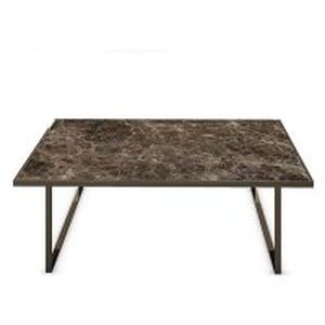 Contemporary coffee table - ICARO  - PIANCA - metal / chromed metal / marble