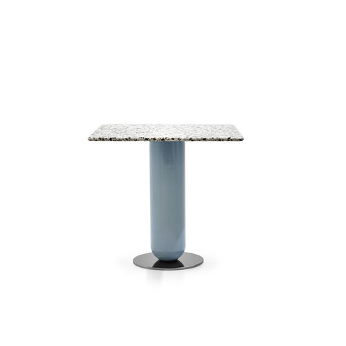Contemporary table - ETTORINO  - PIANCA - lacquered wood / marble / terrazzo