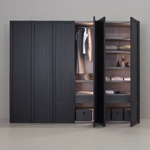 Contemporary wardrobe - VERONA  - PIANCA - wooden / with swing doors / sliding door