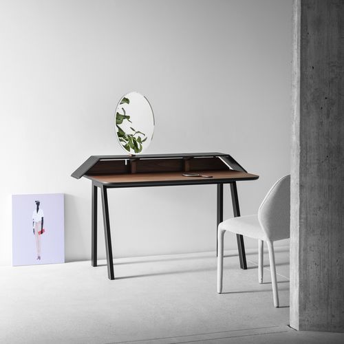 Contemporary dressing table - Tolda - miniforms - lacquered wood / oak / walnut