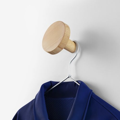 Contemporary coat hook - Chiodo - miniforms - lacquered wood / individual