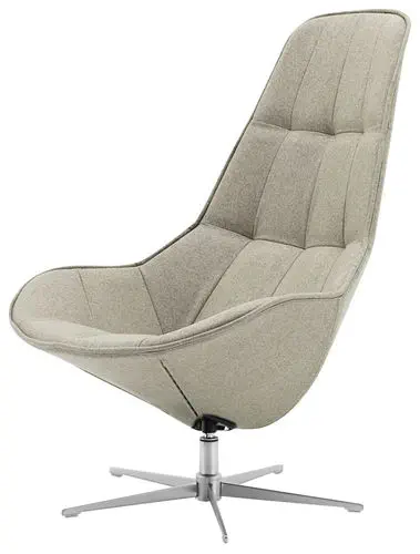 BoConcept ボストンチェア Contemporary armchair - BOSTON - BoConcept - leather / fabric / steel