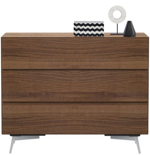 Contemporary chest of drawers - LUGANO - BoConcept - steel
