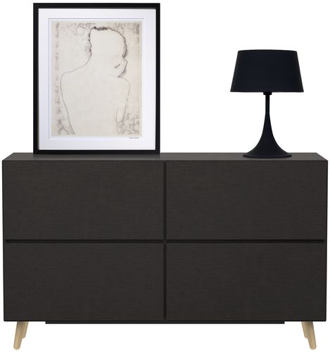 Contemporary sideboard - LUGANO - BoConcept - lacquered MDF