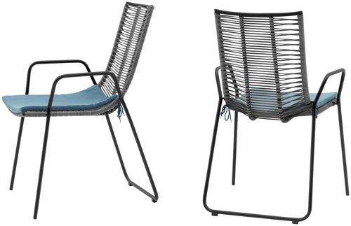 Contemporary chair - ELBA - BoConcept - indoor / outdoor / wicker