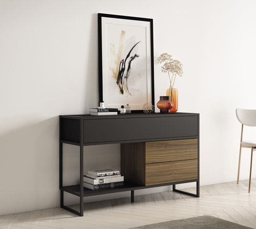 Contemporary chest of drawers - Cubo 212 - MUEBLES MESEGUE, S.A. - wooden / metal / not specified