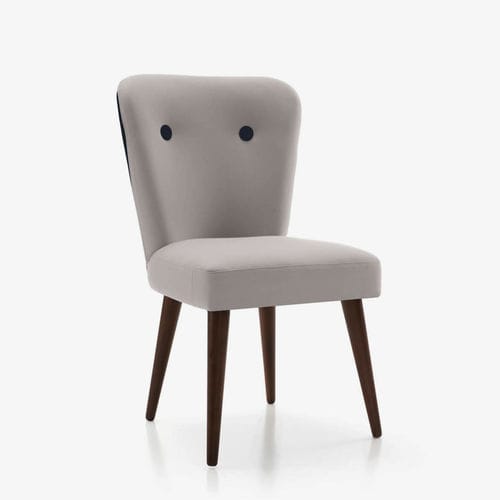 Contemporary chair - MUSE - FRAJUMAR- BELTA - indoor / fabric / beech base