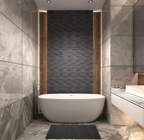 Glass mosaic tile - OH-035 - Gong Loon Industries Ltd. - textured / smooth / indoor