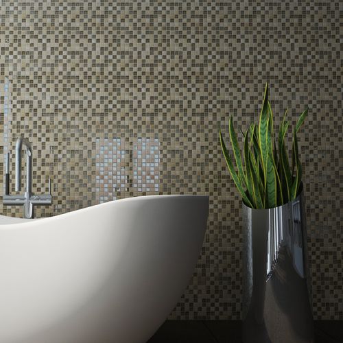 Glass tile - SERIES PIETRA CRISTAL - Interceramic - natural stone / kitchen / bathroom