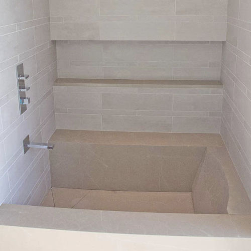 Natural stone tile - GRIGIO CLASSICO - Manzi Marmi S.r.l. - polished / indoor / bathroom