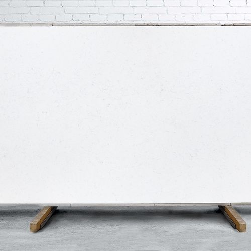 Quartzite stone slab - Carrara Misty - Marble Systems - for wall / polished / marble look