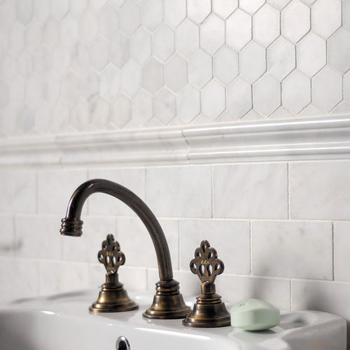 Marble tile - TL13302 - Marble Systems - matte / bathroom / wall