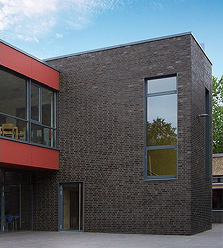 Facade brick - HAMBURG - ABC Klinker gruppe - solid / black