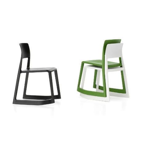 Contemporary visitor chair - TIP TON - vitra USA - indoor / plastic / ABS base