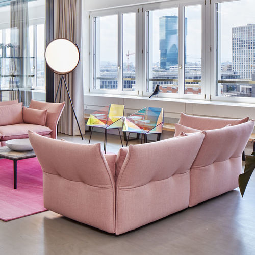 Contemporary sofa - MARIPOSA - vitra USA - fabric / polyurethane foam / polyurethane