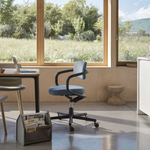 Modern office chair - ALLSTAR - vitra USA - indoor / fabric / leather