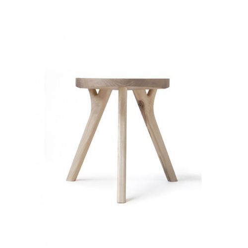 Contemporary stool - AUGUST - Nikari - ash / maple / 3-legged
