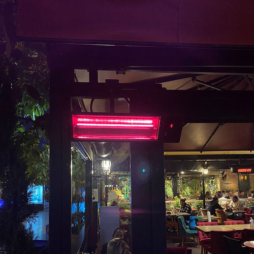 Ceiling-mounted infrared patio heater - Mira Heating Co. Ltd. - wall-mounted / electric / portable