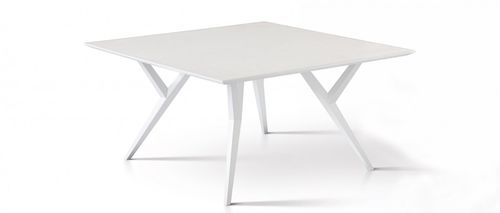 Contemporary table - GIO T|Q - SAI industry - concrete / square / white