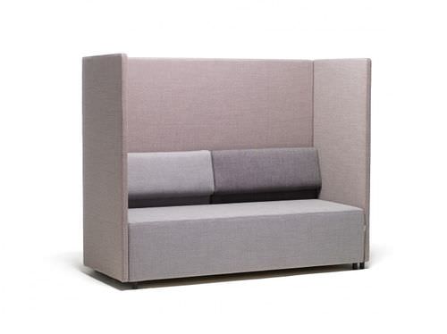 Contemporary sofa - RUMBLER ONE HIGHBACK - David design - fabric / high back / green