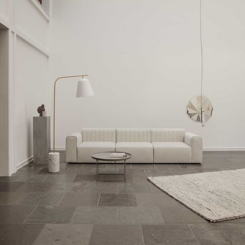 Modular sofa - RIFF  - NORR11 - contemporary / fabric / beige