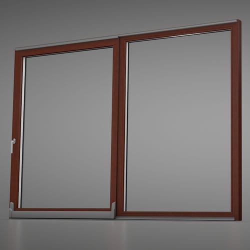 Tiltandslide patio door DUOLINE PSK drutex wooden / aluminum