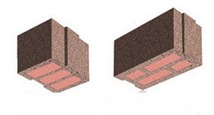 Lightweight concrete block - Bisomark - BISOTHERM - for crosswalls / with integrated insulation