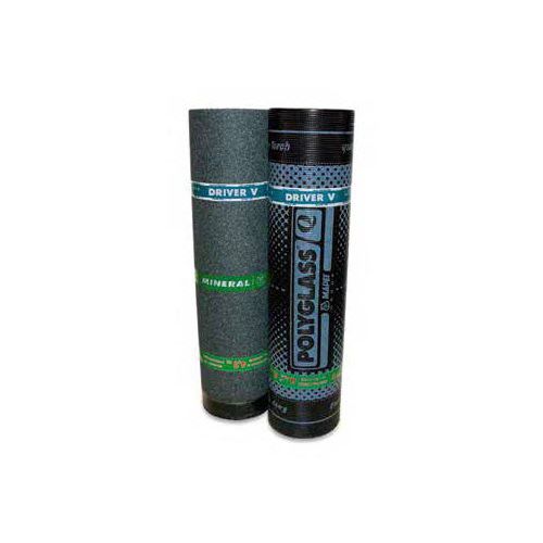 Protection waterproofing membrane - DRIVER V - Polyglass Spa - for roof / for foundation / for bridge construction