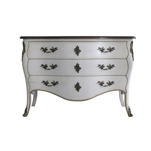 Chest of drawers with long legs - PASSY : RÉF. 10543 - OVATION Paris - Louis XV style / lacquered wood / not specified