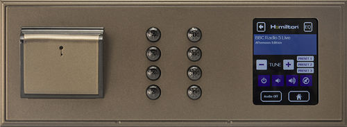 Lighting control panel - LINEA-SCALA CFX&reg; - Hamilton Litestat - for multimedia equipment / wall-mounted