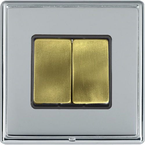 Light switch - LINEA-RONDO CFX® WIDE - Hamilton Litestat - rocker / recessed / double
