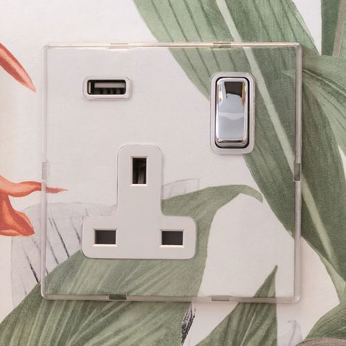 USB socket - Perception CFX® - Hamilton Litestat - power / multiple / wall-mounted