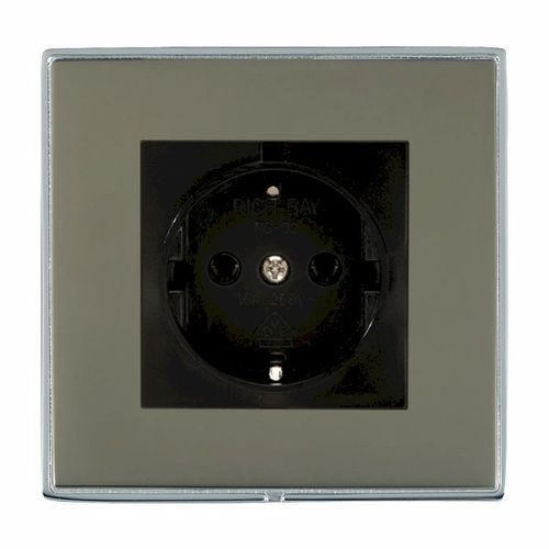 Power socket - Linea-Duo CFX - Hamilton Litestat - double / wall-mounted / recessed
