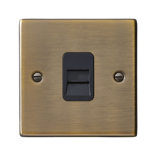 Telephone socket - HARTLAND - Hamilton Litestat - wall-mounted / metal / contemporary