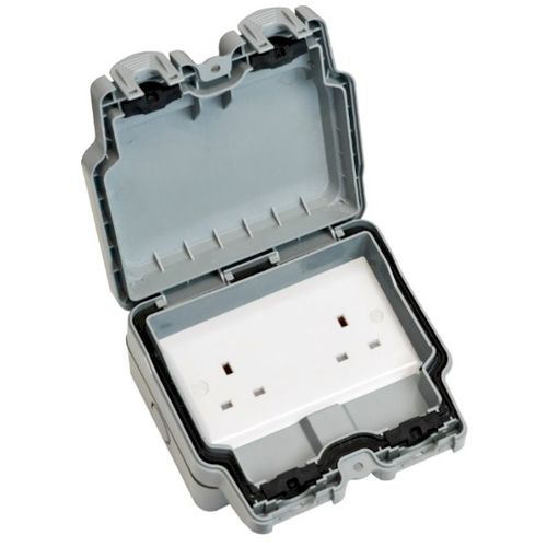 Power socket - Elemento IP66 - Hamilton Litestat - double / wall ...