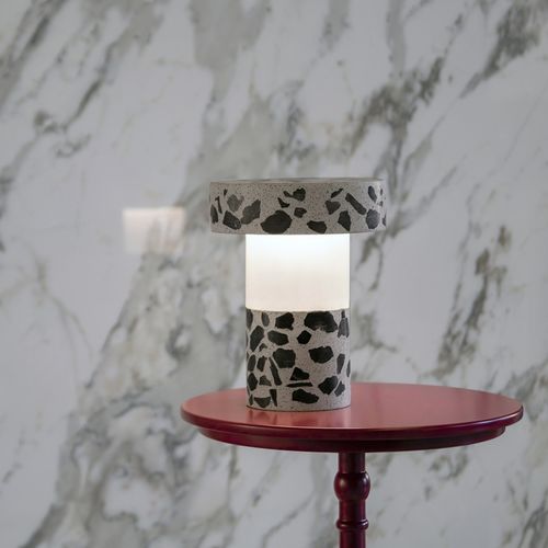 Table lamp - LUCERA - Urbi et Orbi - concrete / contemporary / with rechargeable battery