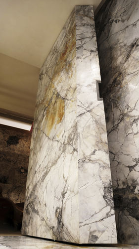 Interior door - Switzerland - FritsJurgens - marble / pivoting with offset axis / contemporary
