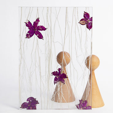 Wall decorative panel - VIOLET - Designpanel - for interior / cover / furniture