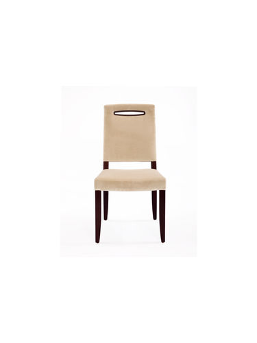 Contemporary chair - PORT DINING - Holland & Sherry - wooden / upholstered / home