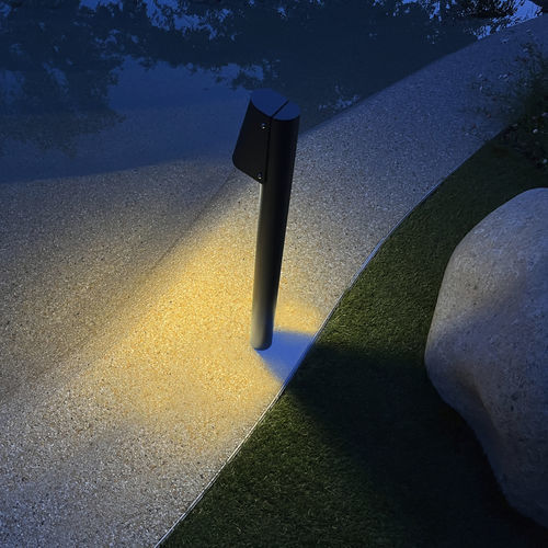 Garden bollard light - BN 05 - aralia - LYX luminaires - urban / contemporary / stainless steel