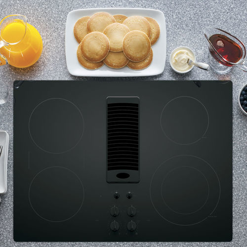 downdraft radiant cooktop