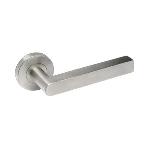 Door handle - RECIFE - APC - stainless steel / contemporary / satin finish