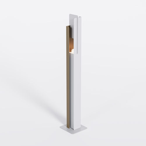 Floor-standing lamp - Bset - BPLAN - lacquered aluminum / original design / corded