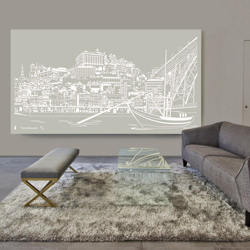 Wall-mounted decorative panel - BPLAN - for interior / for partition wall / for exterior fittings