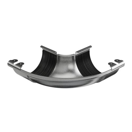 Galvanised steel roof gutter - RO120-L-LZ090 - GALECO - semi-circular / corner