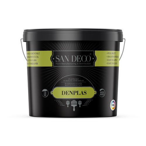 Decorative paint - DENPLAS - SAN DECO - finish / interior / for wall